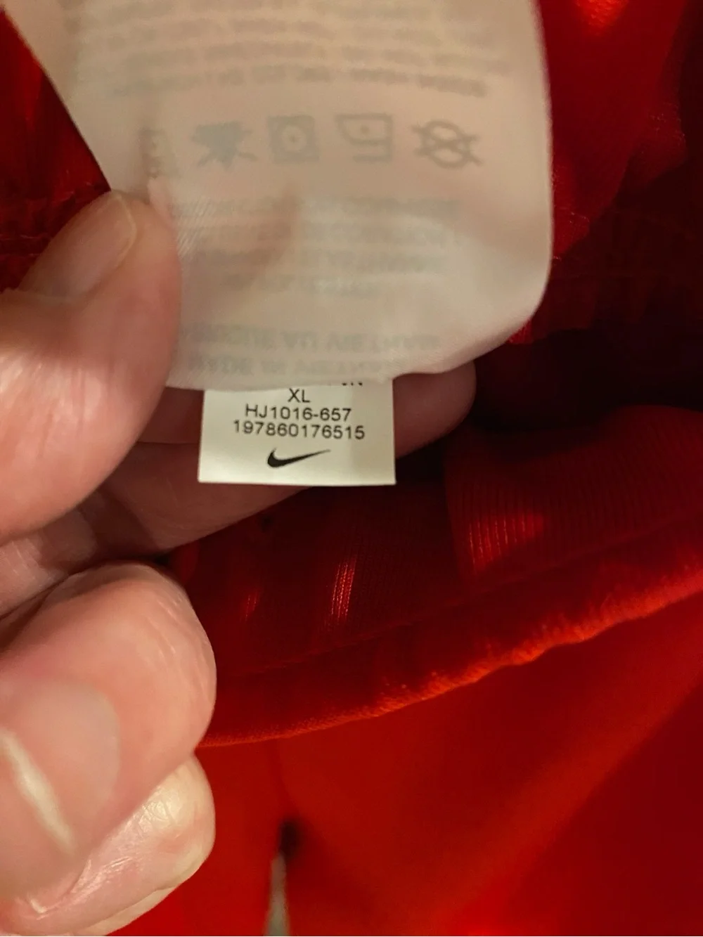 NWT Nike University Red Mid-Rise Slim Knit Trousers- Women's Size XL